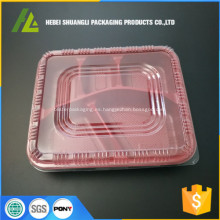 recipientes de plástico para compartimentos de alimentos desechables